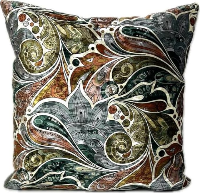 Madison sierkussen 45x45 cm Velvet paisley