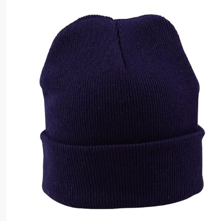 Hidzo Beanie - Muts - Polyester - Donkerblauw - Heren Muts - Dames Muts