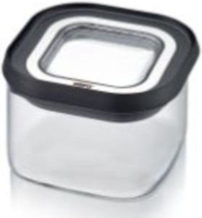 GEFU PANTRY Voorraadbus – 400 ml – Borosilicaatglas – Luchtdicht Stapelbaar