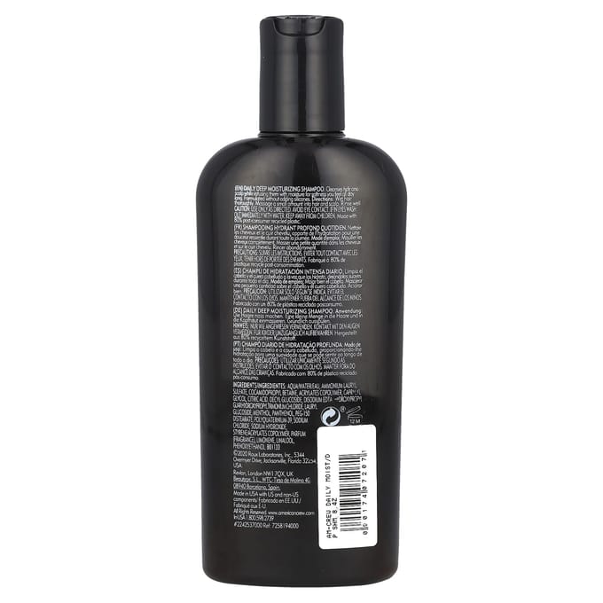 Dagelijkse Diep Hydraterende Shampoo, Citrus Munt, 250 ml (8.4 fl oz) gray