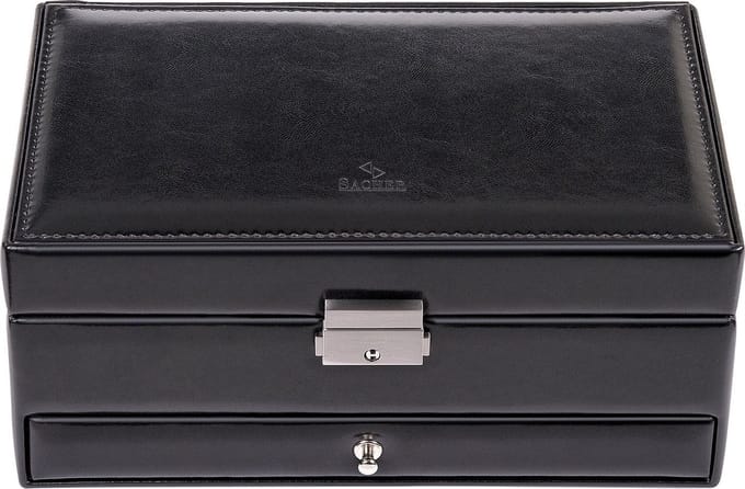 Sacher Sieradendoos New Classic Jewellery Case Helen Black Zwart