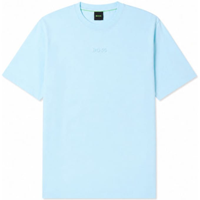 T-shirt Korte Mouw BOSS Tee 10 T-Shirt Light Pastel Blue
