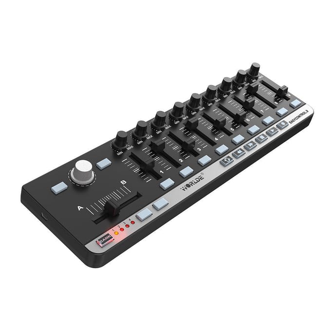 Worlde EasyControl.9 draagbare mini USB 9 Slim-Line Control MIDI-controller