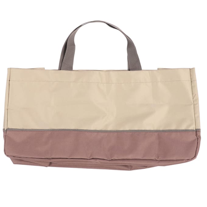Porte-bûches 60x30x30cm Robuste Tissu Oxford 600D Sac à Bûches avec Poignée Renforcée pour beige
