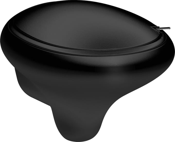 VitrA Istanbul Rim-ex W-hung WC Pan, Bidet Function-Black