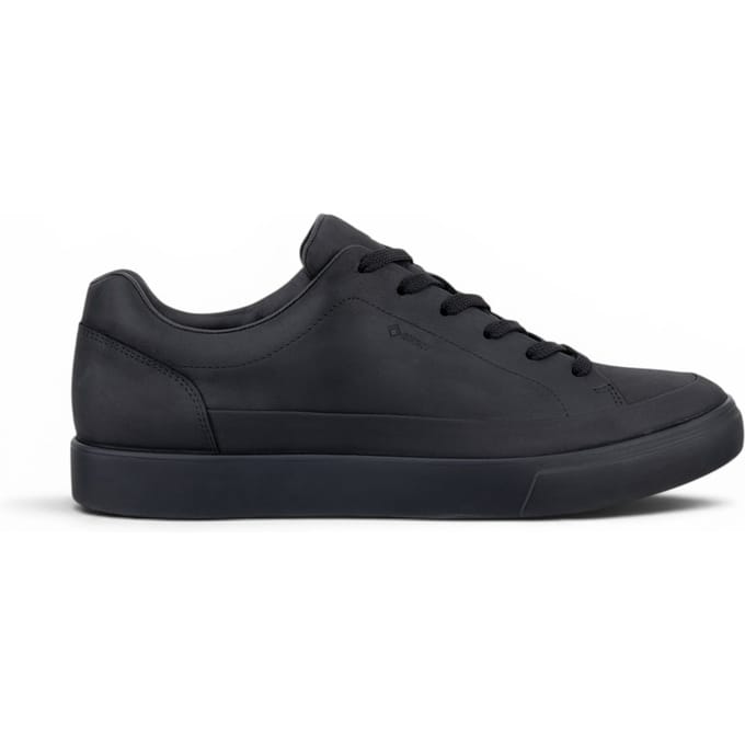 Ecco Zwarte Leren Waterdichte Sneaker Sneakers Schoenen voor Mannen - Soft 10