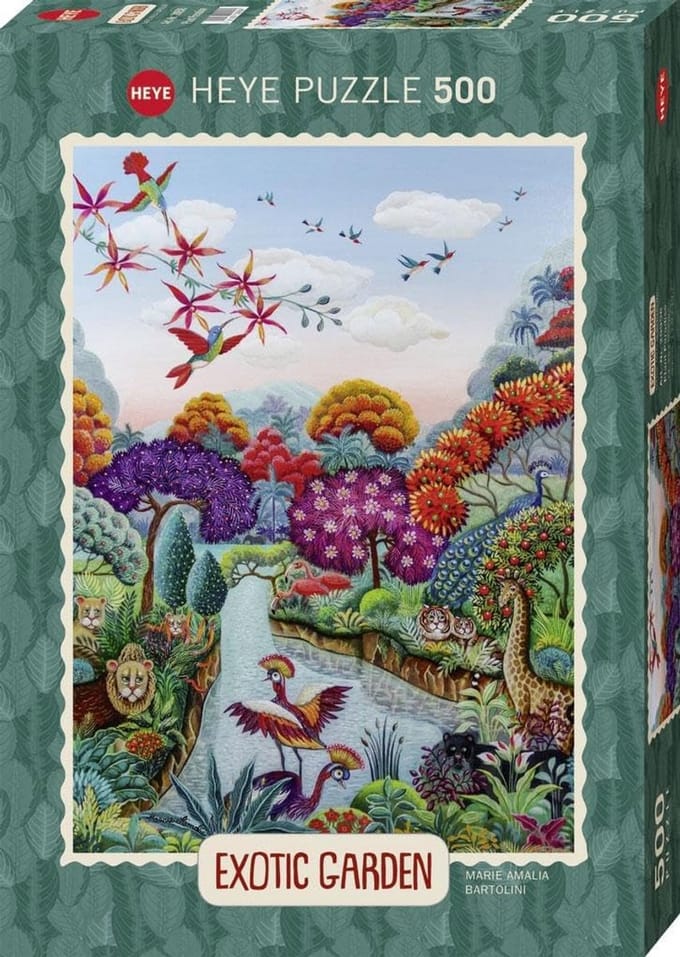 Natuurpuzzel 500 Stukjes Weelderig Plantenparadijs