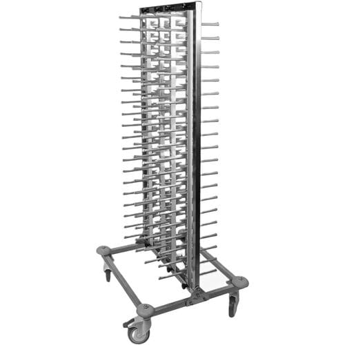 GGM Gastro Tellerstapler doppelt - bis zu 80 Teller - Ø 16 - 32 cm - Rollbar