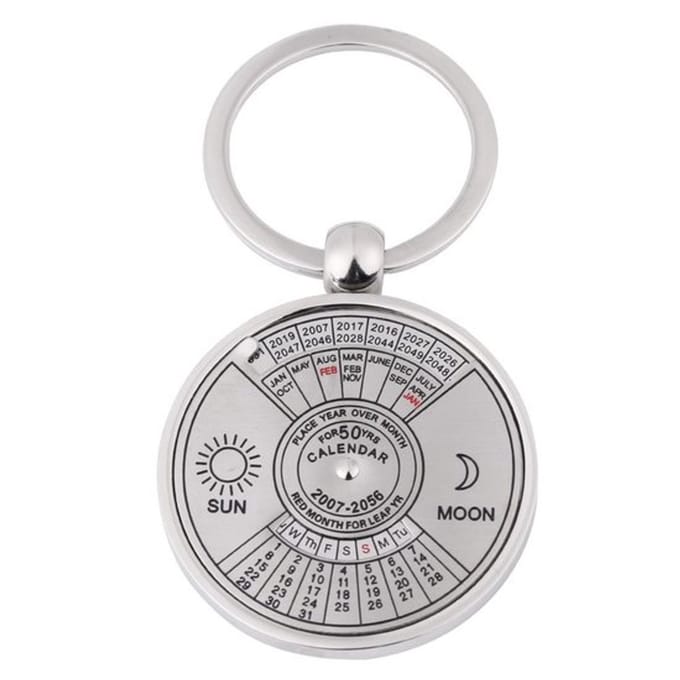 Dailygoody - Sleutelhanger met Eeuwigdurende Kalender - Praktisch en