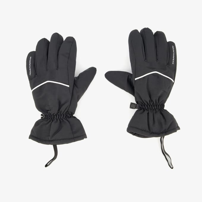Mountain Peak dames skihandschoenen zwart - Maat S