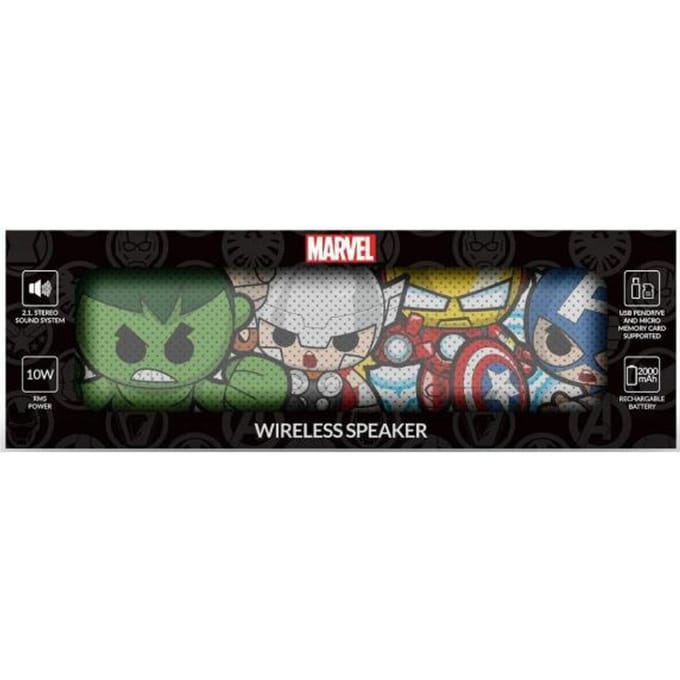 Avengers ERT Bluetooth Speaker 10W - Marvel's Radio's, speakers en muziekspelers