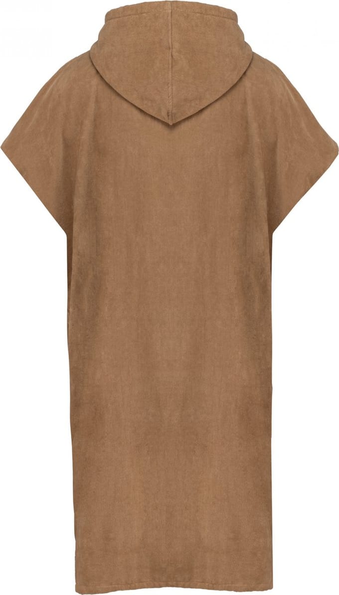 PROACT® Uniseks poncho met capuchon van badstof PA581 - Camel - S/M