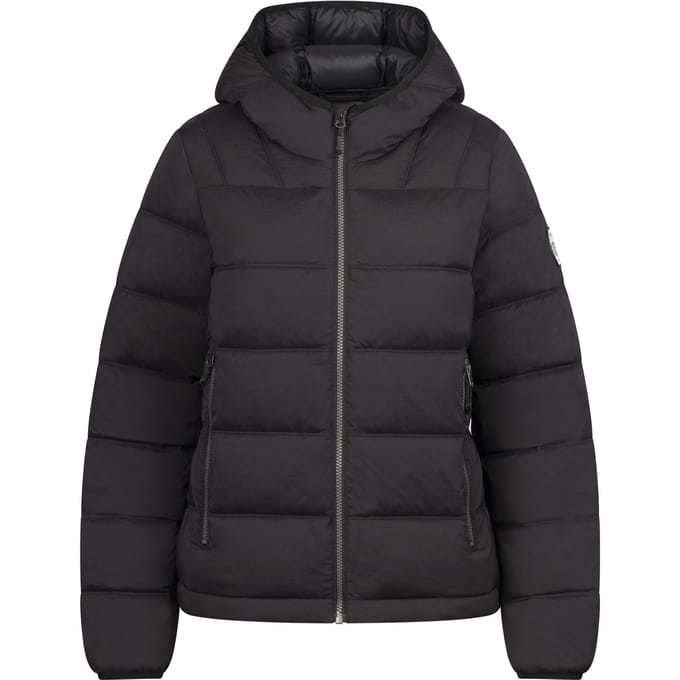 Trespass Dames/Dames Rollins Hooded Jacket (Zwart)