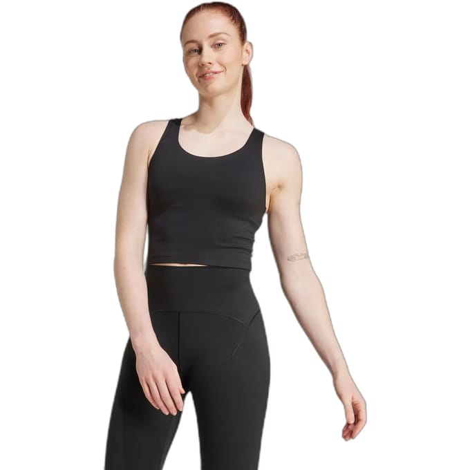 Adidas Performance Adidas All Me Medium Support Tanktop-Beha - Dames - Zwart