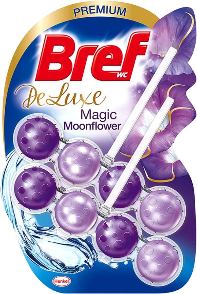 Bref WC De Luxe - Toiletblok - Magic Moonflower - 2 Blokken