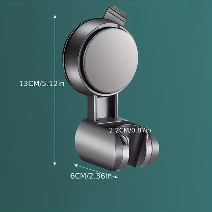 Nouveau support de pommeau de douche à ventouse réglable à 360 °, support de douche à main mural sans perforation, accessoires de salle de bain