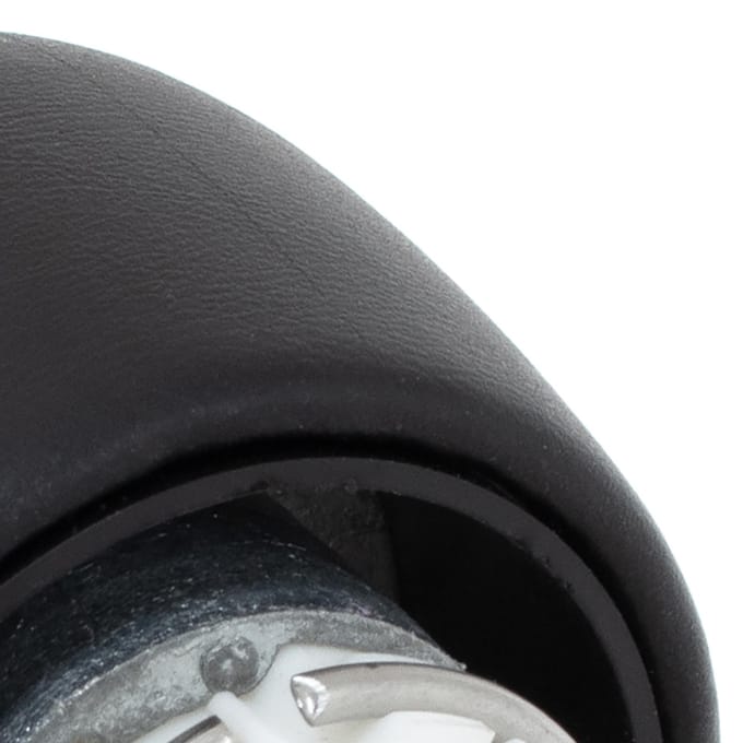 Modecar - Versnellingsknop - Zwart Kunstleer - Silver - 6 Versnellingen