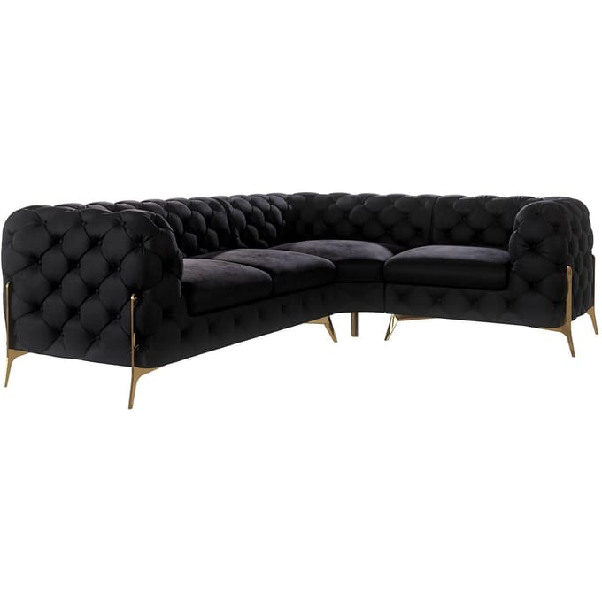 3-zitshoekbank Chelsea rechts velvet | Ropez