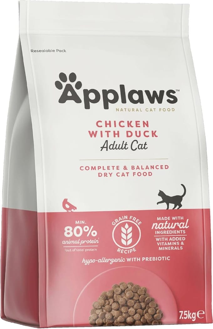 Droge Kattenvoeding met Kip en Eend - 7.5 kg