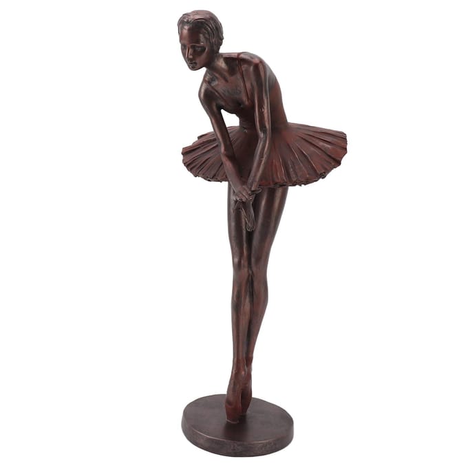 Balletdanseres Beeldje Exquise Resin Balletdanseres Beeldjes voor Bureau Boekenplank Eettafel black