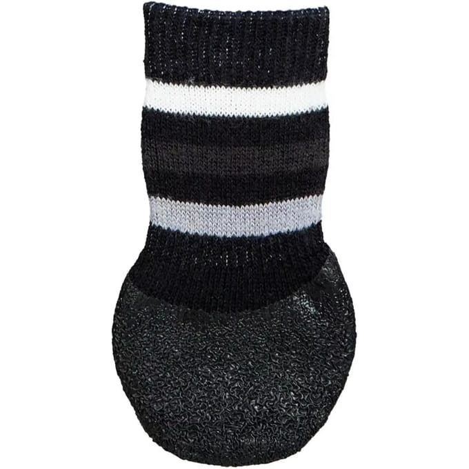 Trixie Dog Socks non-slip M-L 2 pcs. Black