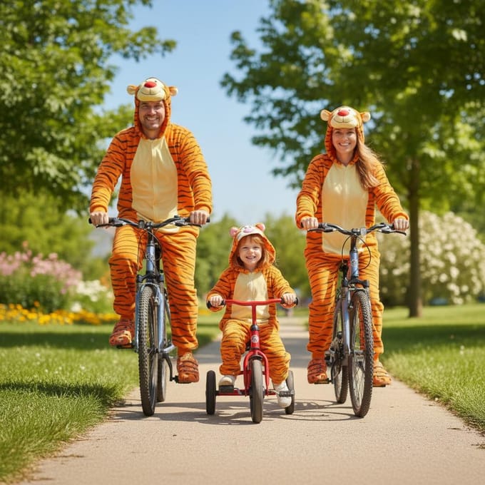 Grenouillère enfants 038pcN saut tigre - 122-128 beige