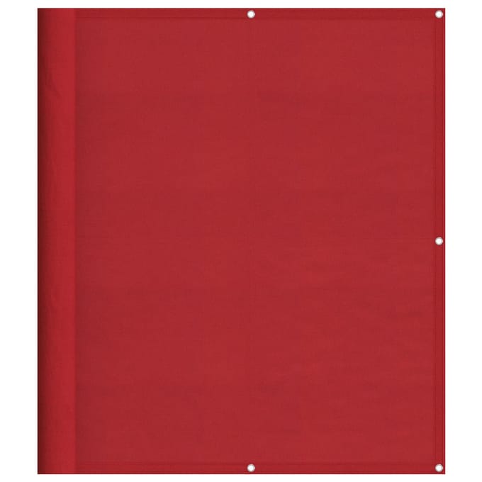 vidaXL - Balkonscherm - Rood - 120x800 - cm - 100% - Polyester - Oxford