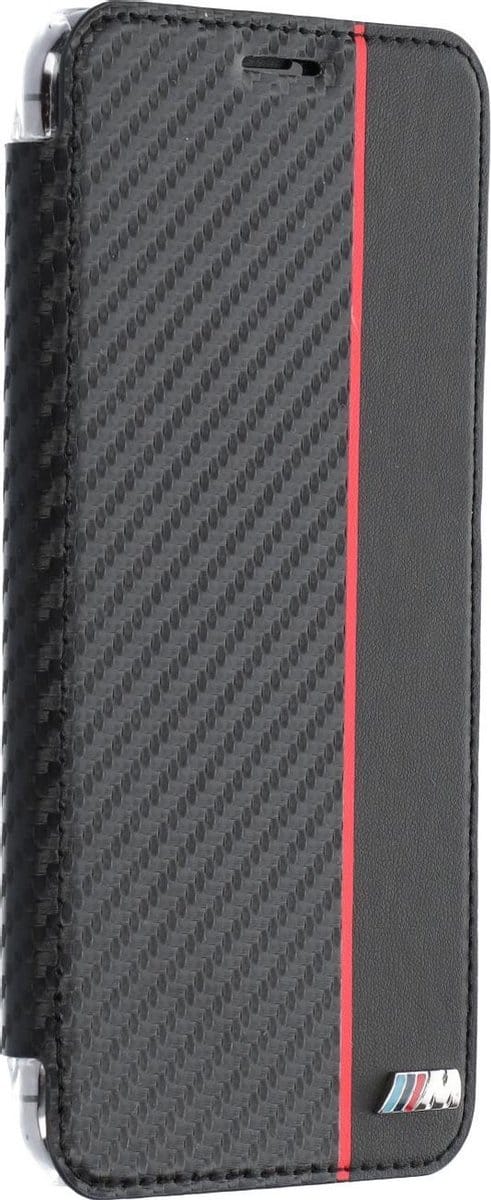 BMW Zwart iPhone Xs Max - Book Case - Stijlvol - Leer - Met pashouder