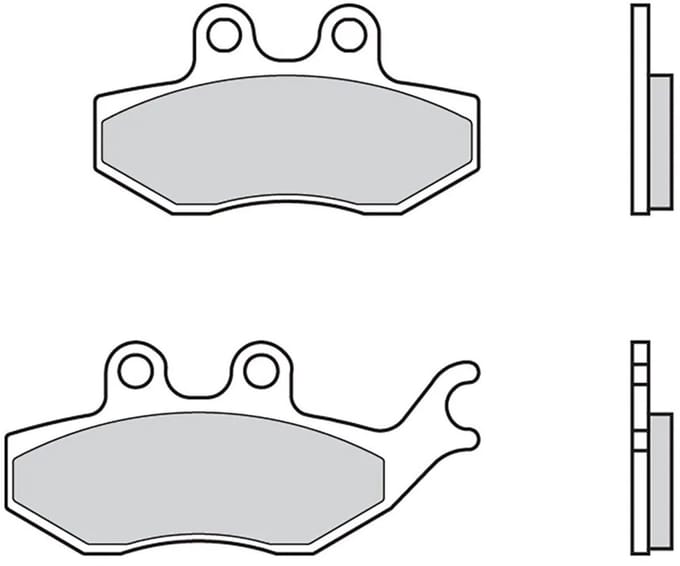 Brembo 07054 Organische Remblokken Zilver