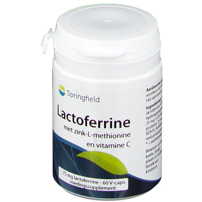 Springfield Lactoferrine 75mg 60 Vegetarische capsules
