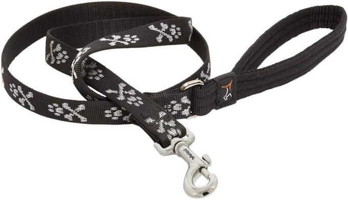 Hondenriem Nylon - Leiband Training - Veilig Wandelen - Drukknop Sluiting - 120 cm Lengte - Zwart