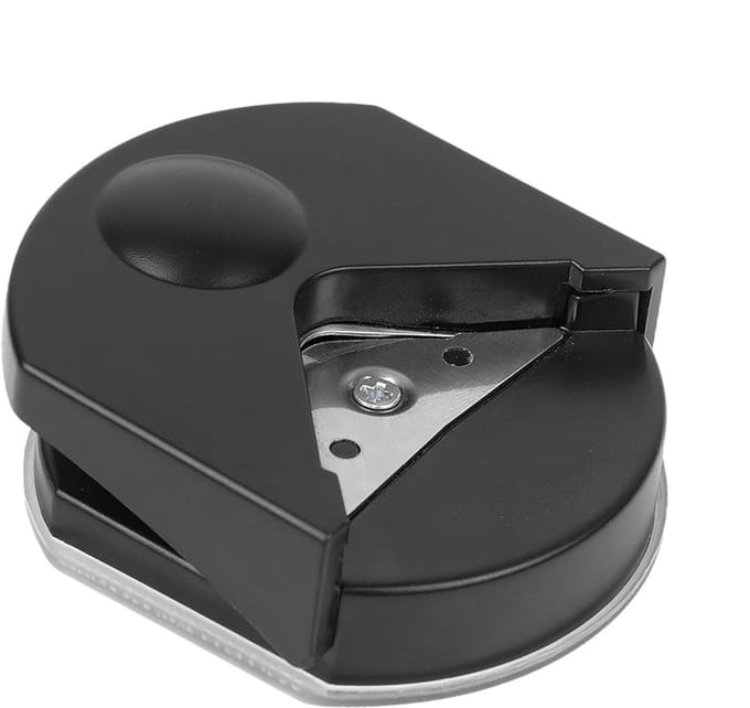 Hoeksnijder - Papier afronder - Kaarten maken - Precisie afronding - 4 mm radius - Zwart