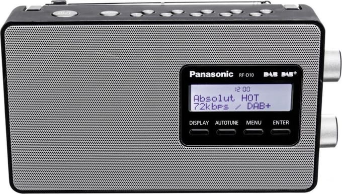 Panasonic RF-D10EG-K - DAB/DAB+/FM - Mono - Black