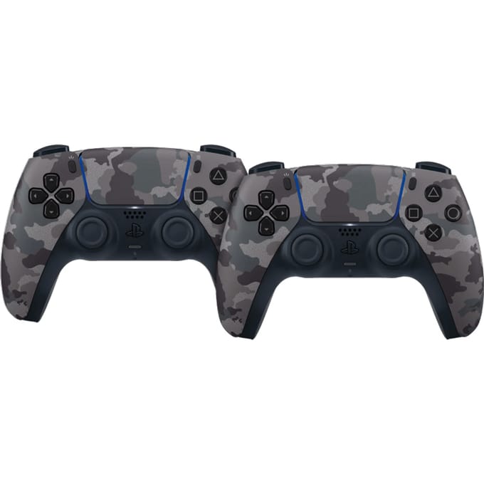 Sony PlayStation 5 DualSense Controller Grey Camo Duo Pack