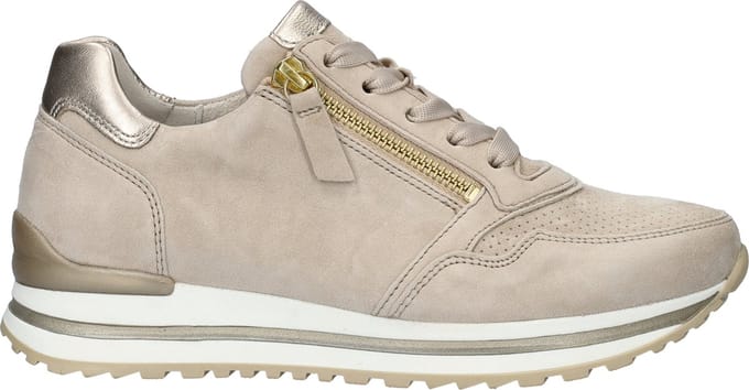 Gabor Comfort Optifit dames sneaker - Beige multi - Maat 42,5