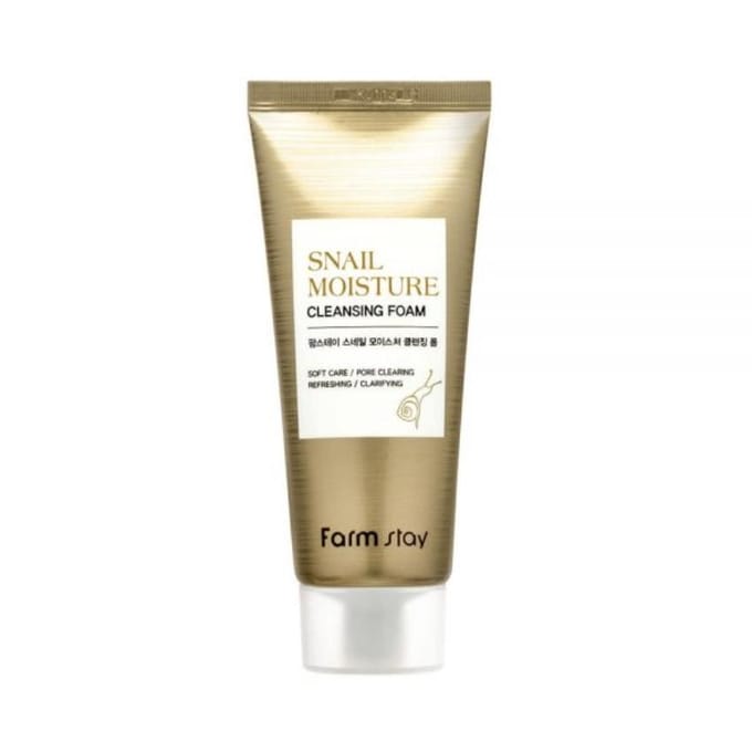 FARM STAY Snail Moisture Cleansing Foam 100ml (3 Opties) 1pcs beige