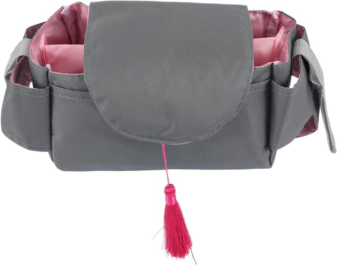 Luier Organizer - Baby Organizer - Draagbare Luiertas - Lichtgewicht Ontwerp - 30x19cm - Zwart