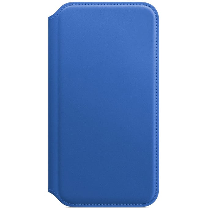 Leather Folio Bookcase voor de Apple iPhone X / Xs - Electric Blue