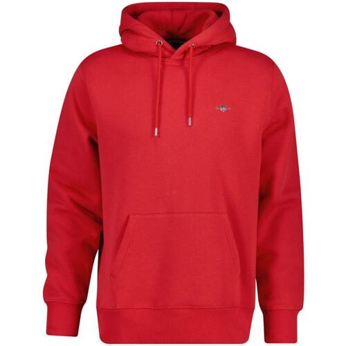 Gant Trui Shield Hoodie Subtle Logo Muted Red / male