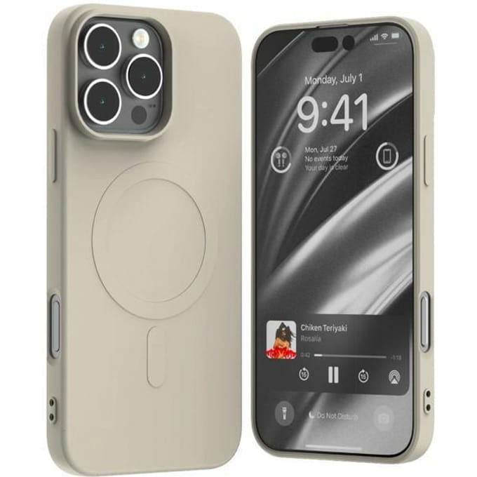 Mercury Series - Hoesje voor Mobiele Telefoon - MagSafe - Semi-Silicone - iPhone 16 Pro Max