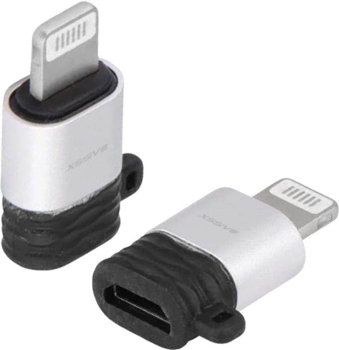 2x OTG Kabel Converter - Geschikt voor Micro USB naar Lightning Adapter - Verloop geschikt voor iPhone 14 13 12 11 X naar Micro-USB kabel