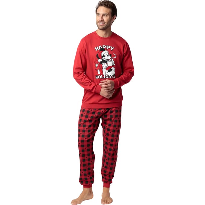Setjes Admas Pyjama broek top lange mouwen Mouse Vakantie Disney