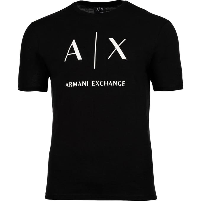 Armani Exchange Xm002683_af10356 T-shirt Met Korte Mouwen Zwart S Man
