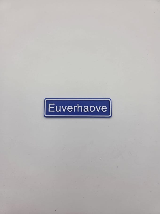 3D plaatsnaam speldje Euverhaove