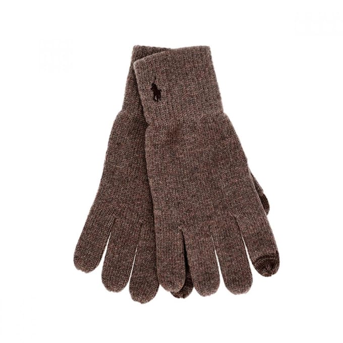 Polo Ralph Lauren Gants Tricot Tactiles Pony Pc0712 212 PC0712-212 gray
