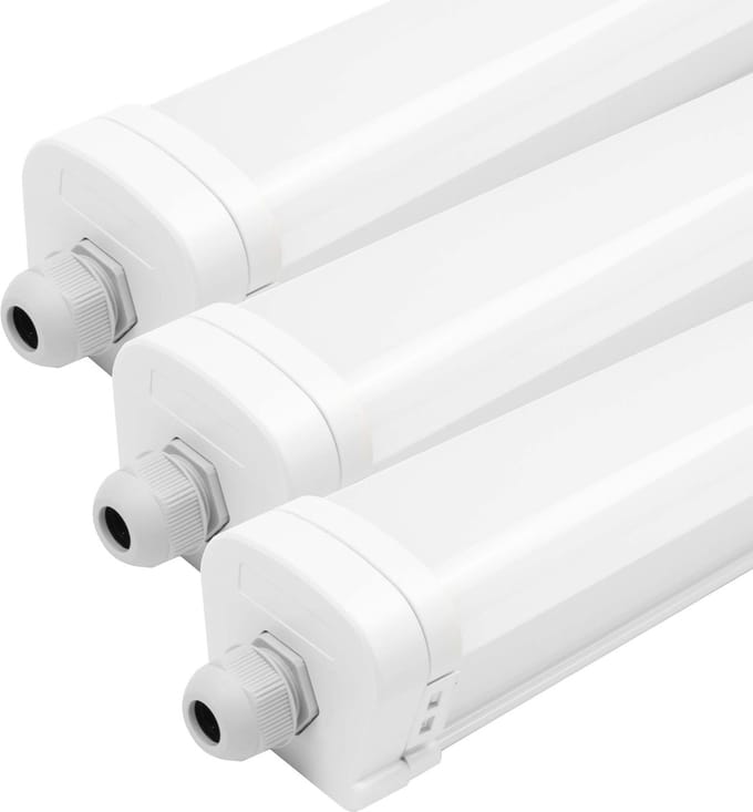 Ledvion - 3X LED TL Armatuur - 150CM - 48W - 6500K - IP65