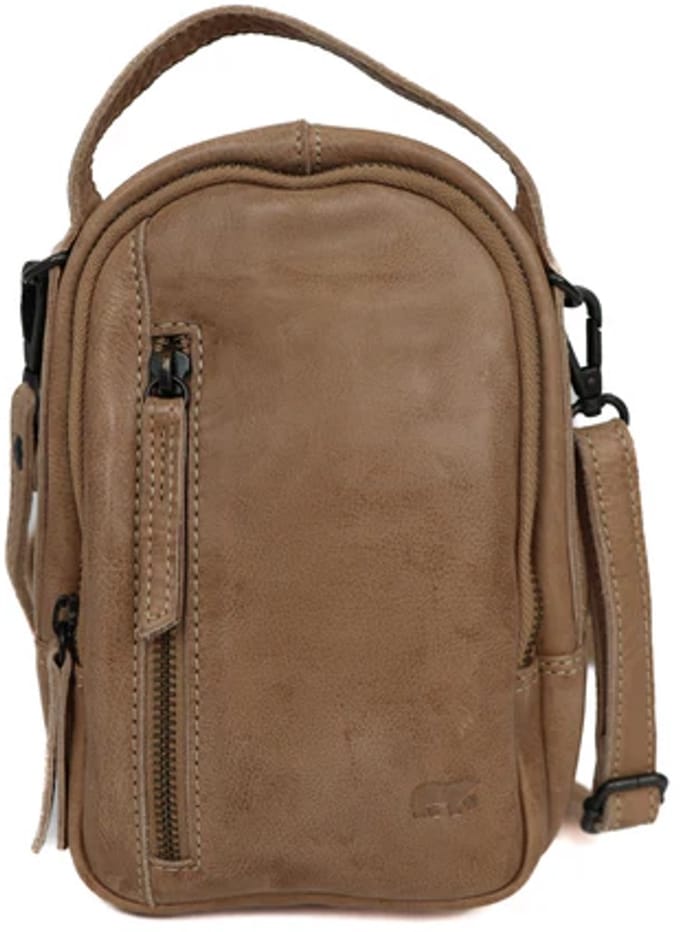 Bear Design Klein schoudertasje met ritsen 'Bodhi' - Baltic Beige