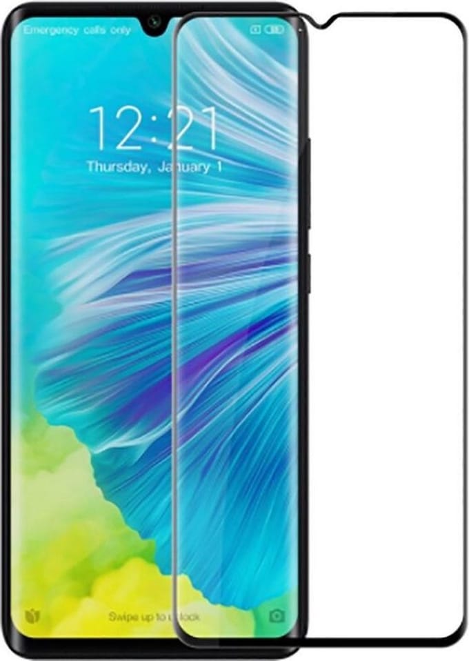 Shop4 - Geschikt voor Xiaomi Mi Note 10 Lite Glazen Screenprotector - Edge-To-Edge Gehard Glas Transparant