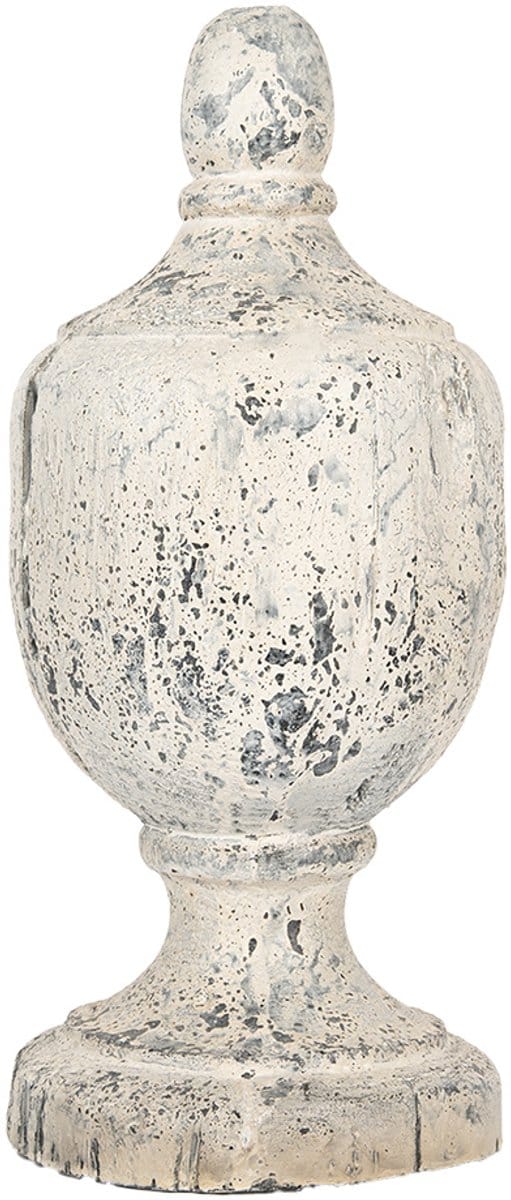 Clayre & Eef Decoratie Ornament Ø 19x45 cm Beige Keramisch materiaal