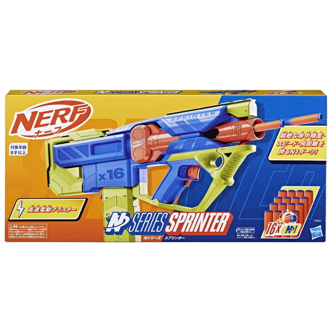 Nerf N Series Sprinter Blaster - kunststof, bereik tot 27 meter